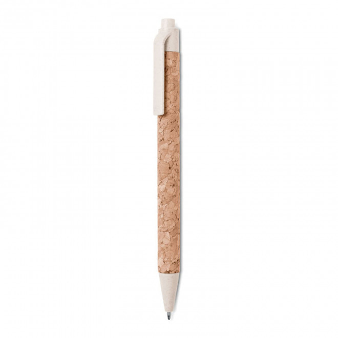 STYLO PERSONNALISABLE EN LIÈGE 'NOSTRO' 4J - beige
