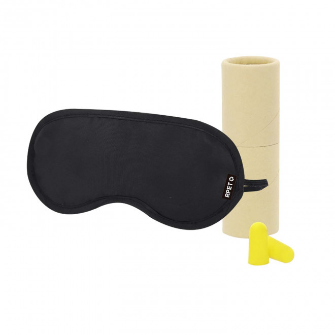 SET MASQUE DE NUIT ET BOUCHON PERSONNALISABLE 'MORPHEE' - naturel