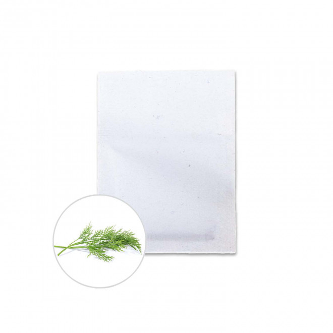 SACHET DE GRAINES PERSONNALISABLE ZERO PLASTIQUE 'RECOL' - aneth