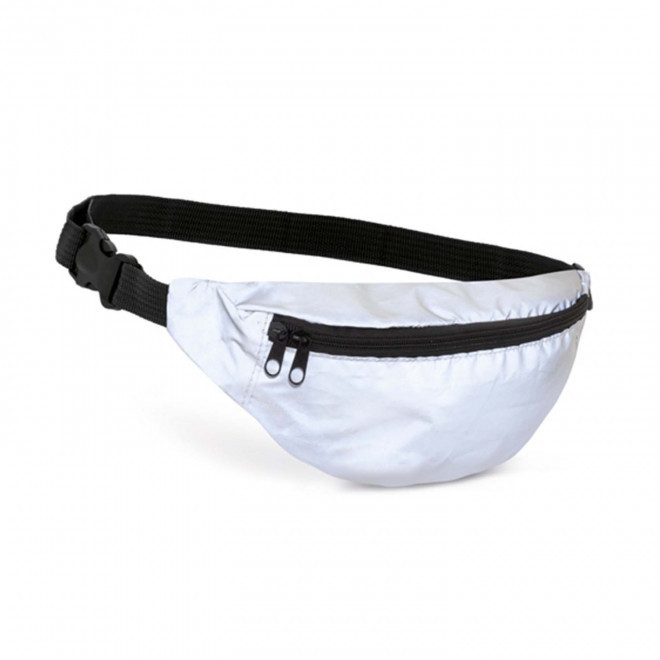 SAC BANANE REFLECHISSANT PERSONNALISABLE 'SELLECK REFLO' - blanc