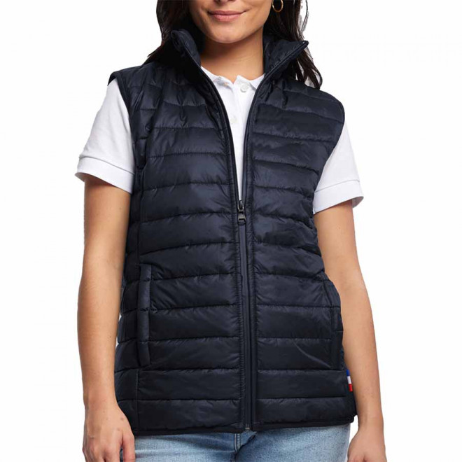 DOUDOUNE BW FEMME MUSTAGHATA® PERSONNALISABLE 'CHAMONIX' - bleu marine