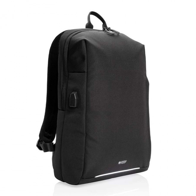 SAC A DOS PERSONNALISABLE ORDI PORTABLE 'STOVO' - noir