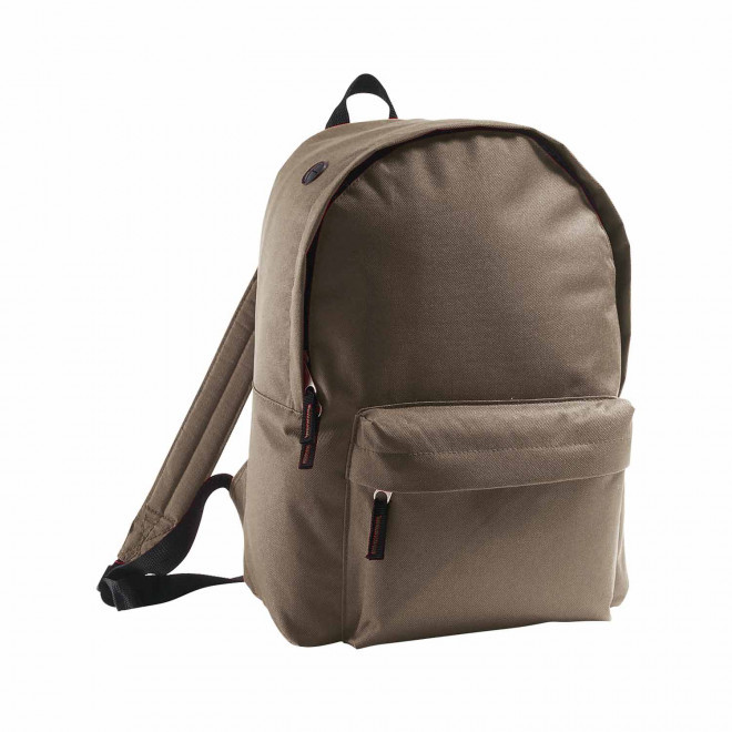 SAC A DOS PERSONNALISABLE EN POLYESTER 'RIDER' - vert militaire