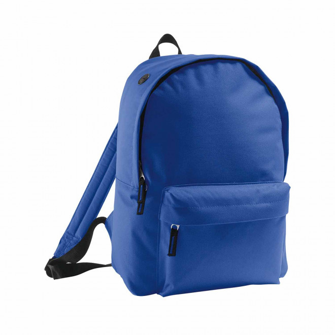 SAC A DOS PERSONNALISABLE EN POLYESTER 'RIDER' - bleu royal