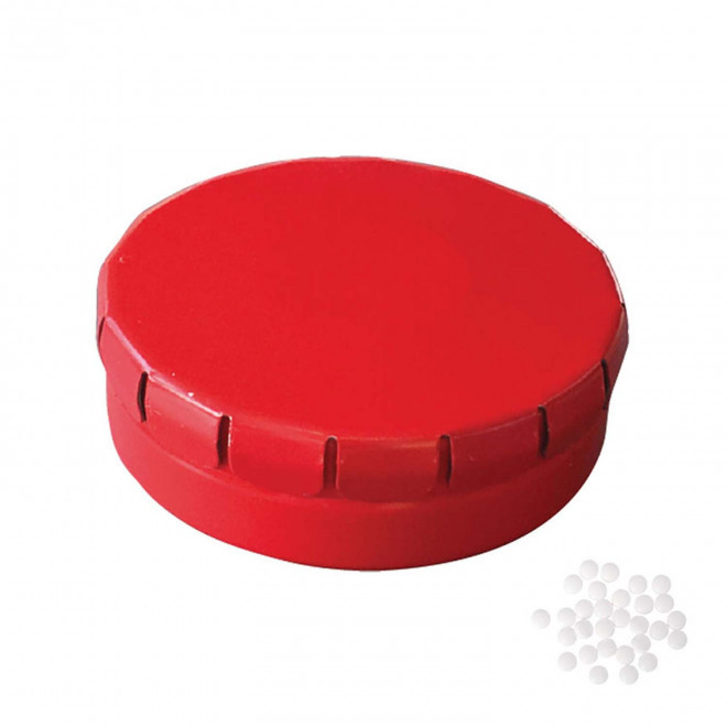 EXPRESS 48H - BOITE A BONBONS BIO 'CLIC CLAC' - rouge