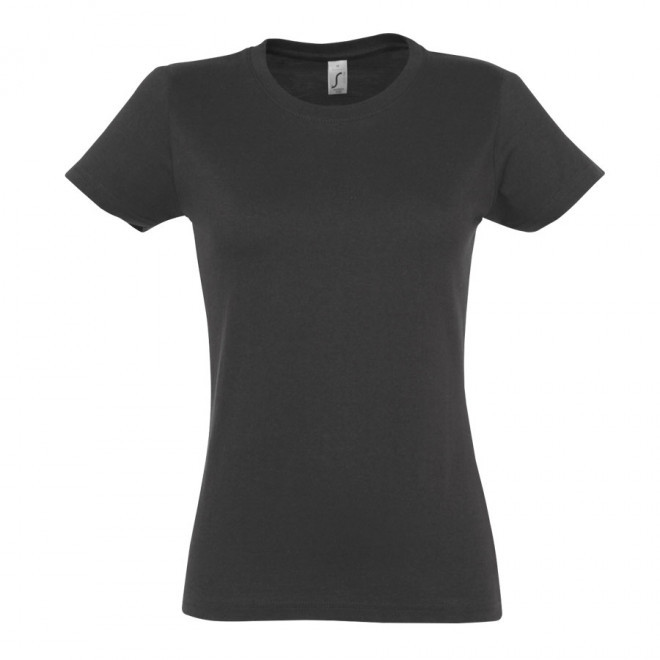 TEE-SHIRT COULEUR FEMME 'IMPERIAL' 190 GR/M² - gris foncé