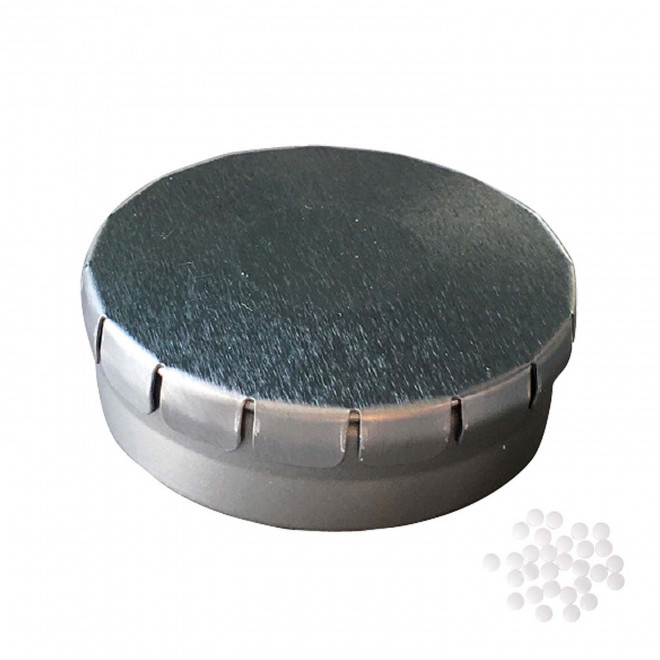 EXPRESS 48H - BOÎTE À BONBONS PUBLICITAIRE 'CLIC CLAC' - acier