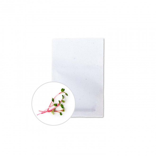 SACHET DE GRAINES PERSONNALISABLE ZERO PLASTIQUE 'RECOLTI' - cresson