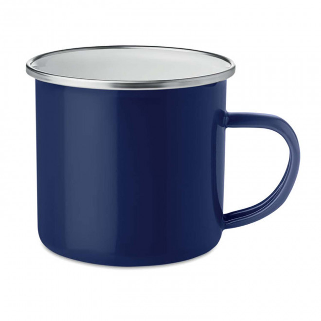 RAPIDE 4J - MUG PUBLICITAIRE EN MÉTAL ÉMAILLÉ 'RANIA' - bleu