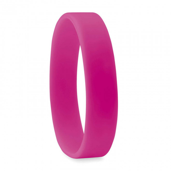 RAPIDE 4J - BRACELET PERSONNALISABLE SILICONE 'FESTIVAL' - fuchsia