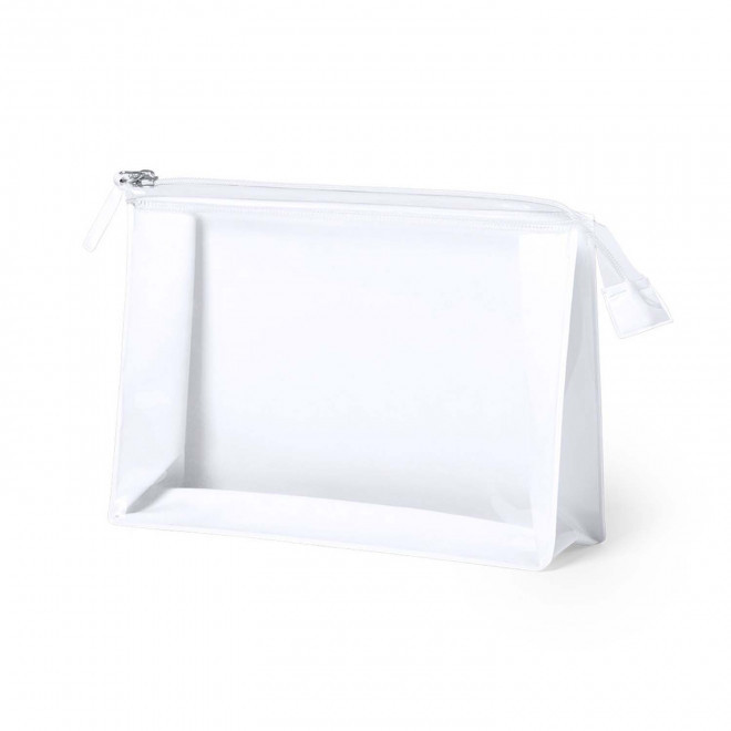 TROUSSE DE TOILETTE PERSONNALISABLE 'AHO' - blanc