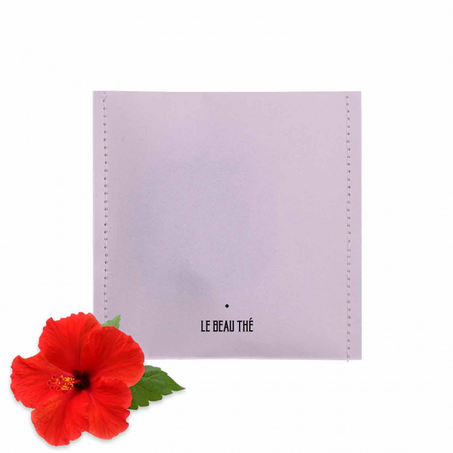 SACHET DE THE PERSONNALISABLE LE BEAU THE 'YUNN' - violet