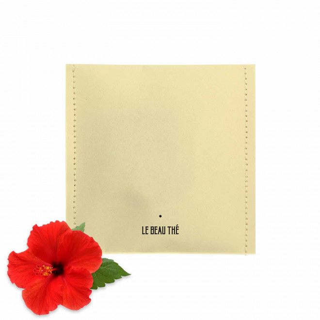 SACHET DE THE PERSONNALISABLE LE BEAU THE 'YUNN' - jaune