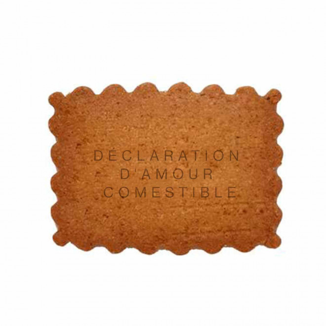 BISCUIT PERSONNALISABLE 'LOVELY HAPPY WORK' - épices