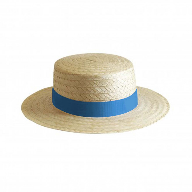 CHAPEAU CANOTIER PERSONNALISABLE 'CANOTA EU' - bleu réflex