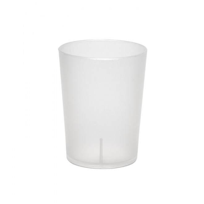 GOBELET SHOOTER MIE 3CL PERSONNALISABLE 'CUPO QUADRI' - transparent givré