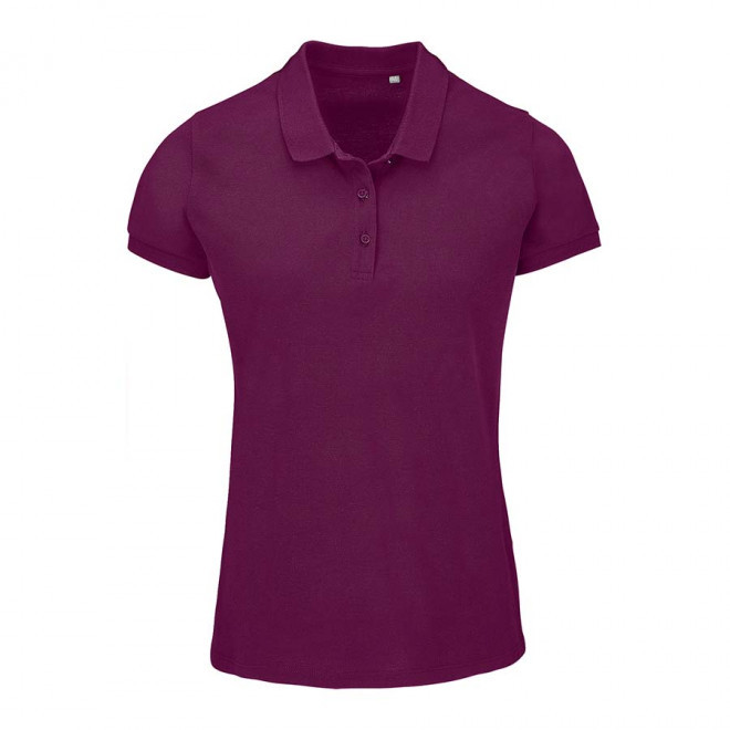 POLO PUBLICITAIRE FEMME BIO 'PLANET' COULEUR 170 GR/M² - violet astral