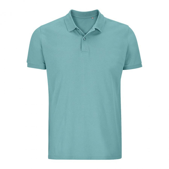 POLO PUBLICITAIRE HOMME 'PLANET' COULEUR 170 GR/M² - bleu piscine
