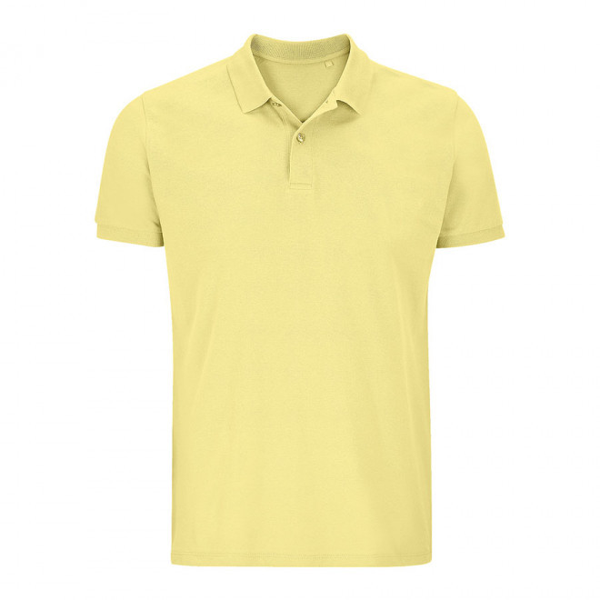 POLO PUBLICITAIRE HOMME 'PLANET' COULEUR 170 GR/M² - jaune clair
