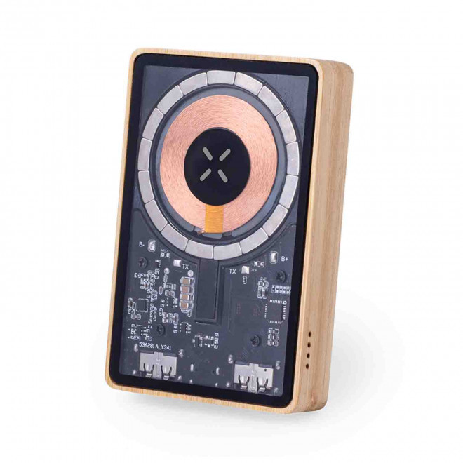 BATTERIE MAGSAFE 5000 MAH PERSONNALISE 'DORYA' - bambou