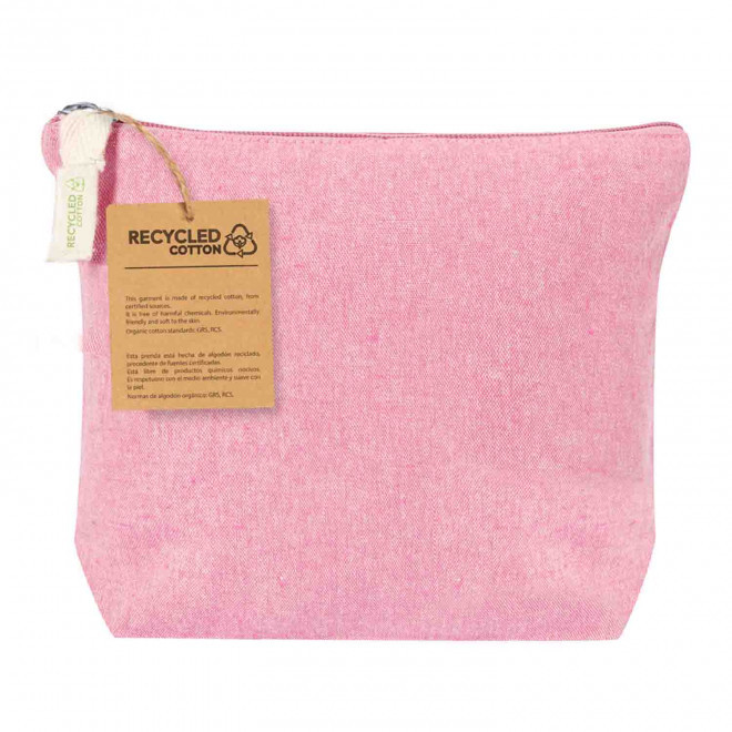 TROUSSE DE TOILETTE PERSONNALISABLE 'PRAVA' - rose