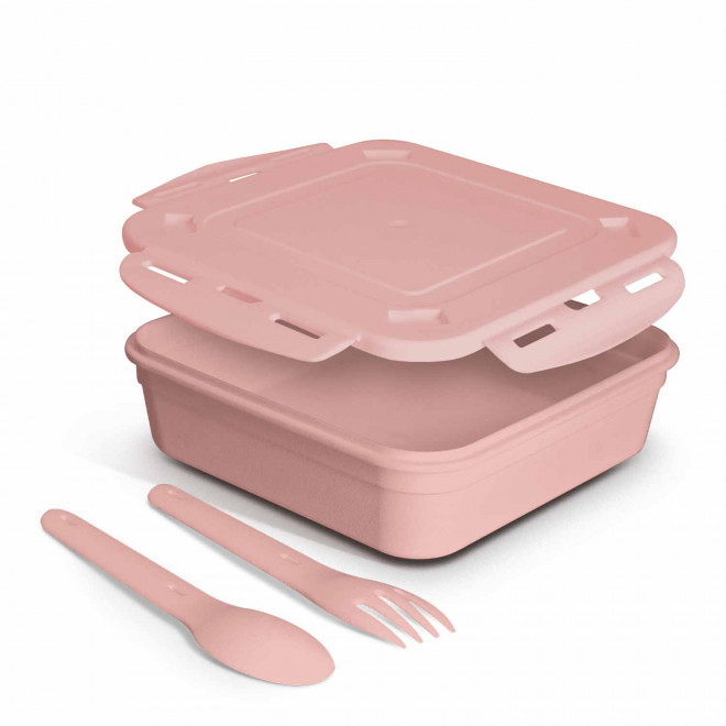 LUNCH BOX PERSONNALISABLE 'PASTO' - rose