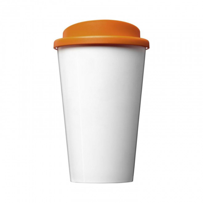 GOBELET PERSONNALISABLE AMERICANO® QUADRI 'IBON RECYCLE' - orange