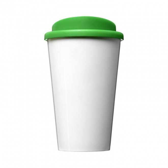 GOBELET PERSONNALISABLE AMERICANO® QUADRI 'IBON RECYCLE' - citron vert