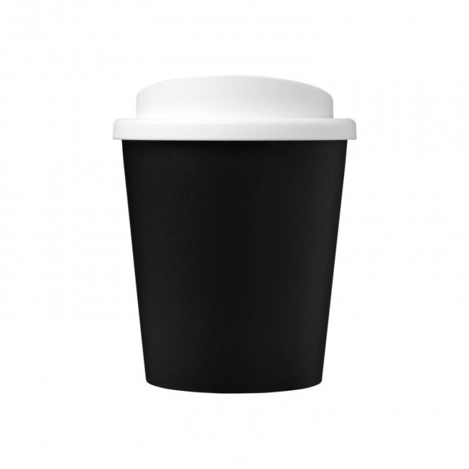 GOBELET ISOTHERME PERSONNALISABLE AMERICANO® 'IBON MINI' - noir/blanc