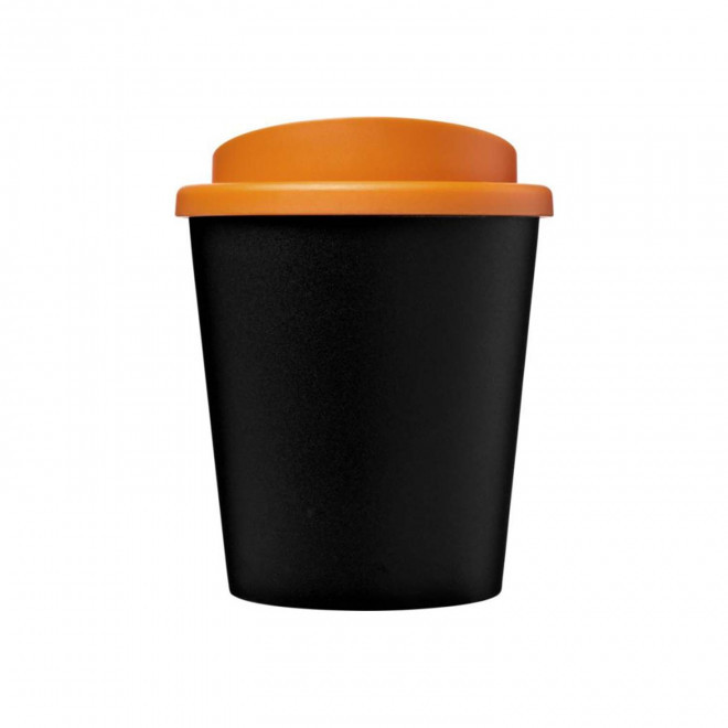 GOBELET ISOTHERME PERSONNALISABLE AMERICANO® 'IBON MINI' - noir/orange