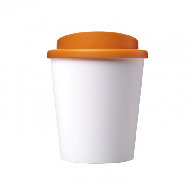 GOBELET ISOTHERME PERSONNALISABLE AMERICANO® 'IBON MINI' - blanc/orange