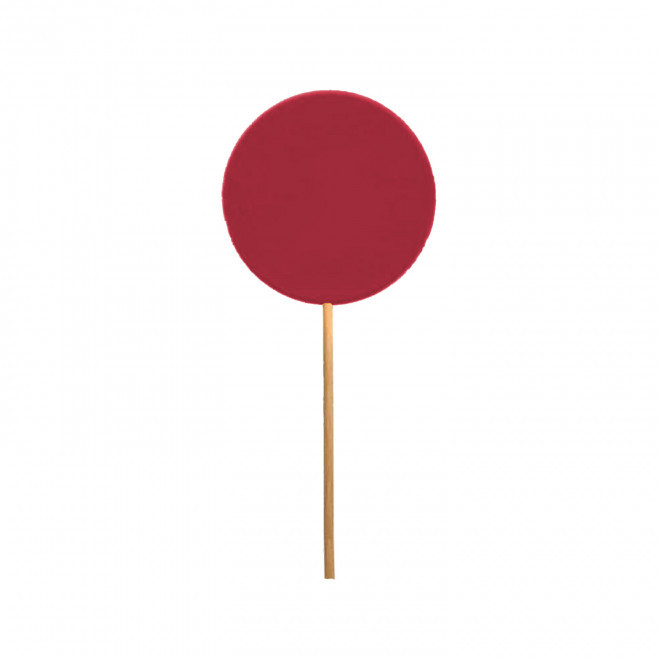 SUCETTE PLATE PERSONNALISABLE 'SUCREATE' - rouge