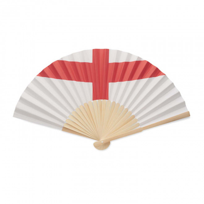 EVENTAIL EN BAMBOU PERSONNALISABLE 'FANNY FLAG' - angleterre