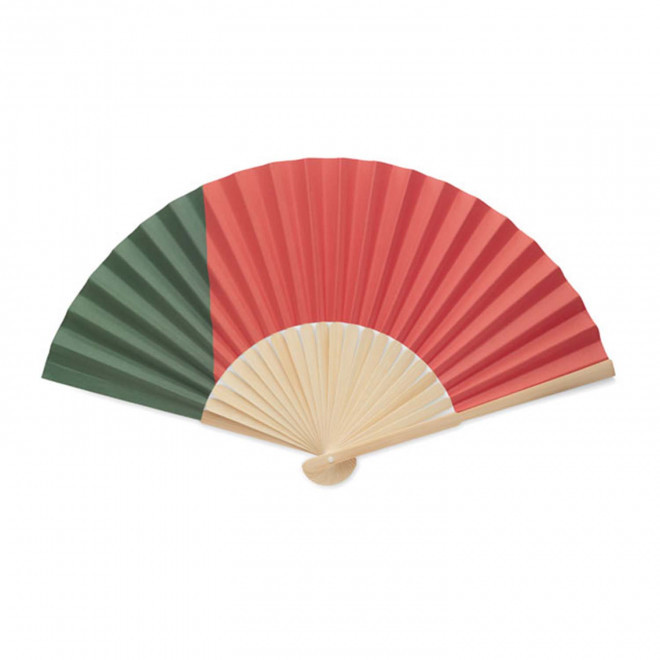 EVENTAIL EN BAMBOU PERSONNALISABLE 'FANNY FLAG' - portugal