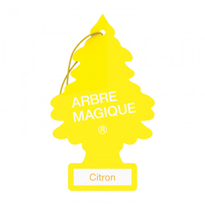 DESODORISANT ARBRE MAGIQUE PERSONNALISABLE 'SAPIN' - citron