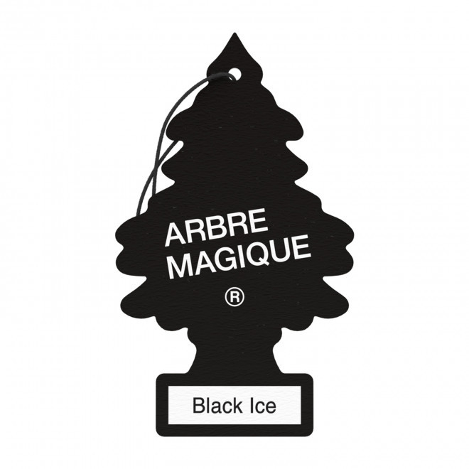 DESODORISANT ARBRE MAGIQUE PERSONNALISABLE 'SAPIN' - black ice