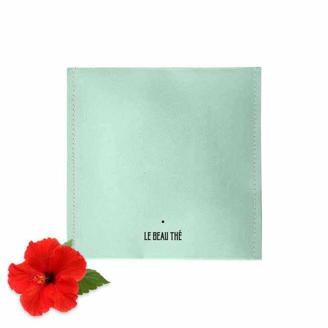 POCHETTE DE 5 SACHETS DE THE PERSONNALISABLE 'YUNN' - vert eau