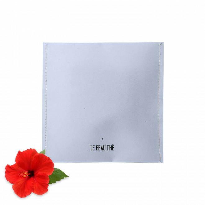 POCHETTE DE 5 SACHETS DE THE PERSONNALISABLE 'YUNN' - bleu ciel