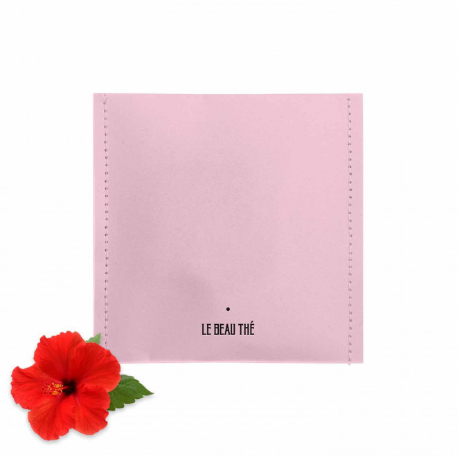POCHETTE DE 5 SACHETS DE THE PERSONNALISABLE 'YUNN' - rose