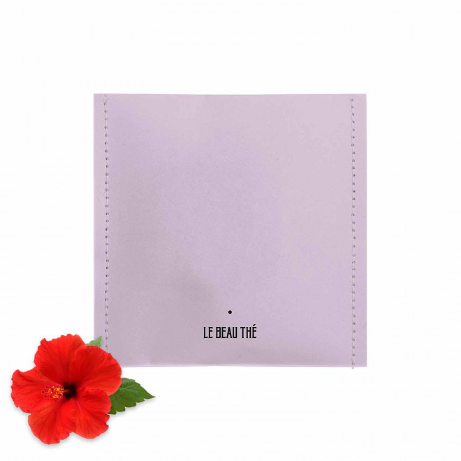 POCHETTE DE 5 SACHETS DE THE PERSONNALISABLE 'YUNN' - violet