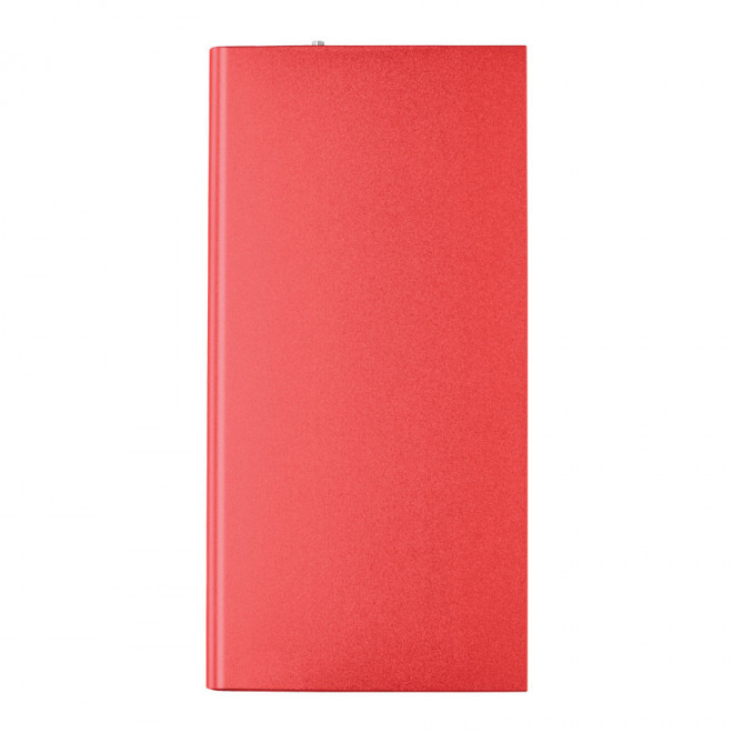 BATTERIE DE SECOURS 8000 MAH PUBLICITAIRE AVEC LAMPE 'POWERBUST' - rouge