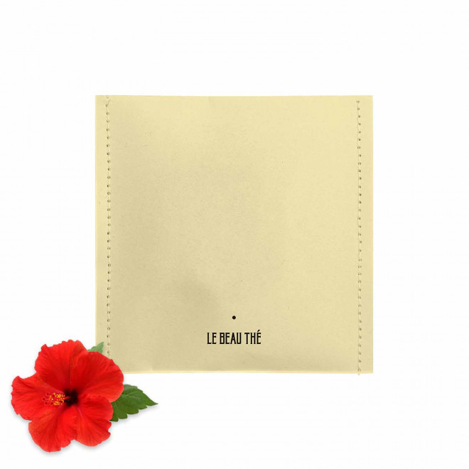 POCHETTE DE 5 SACHETS DE THE PERSONNALISABLE 'YUNN' - jaune