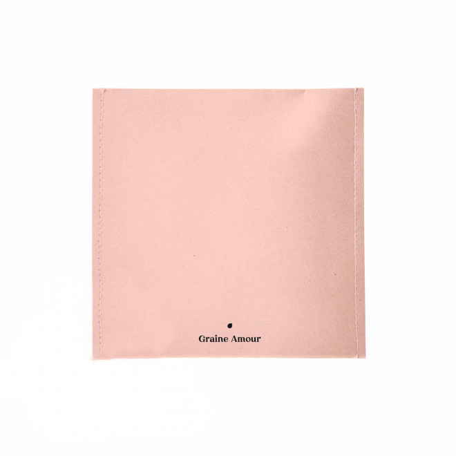 SACHETS DE GRAINES A SEMER PERSONNALISABLE 'SEMILLA' - rose poudré