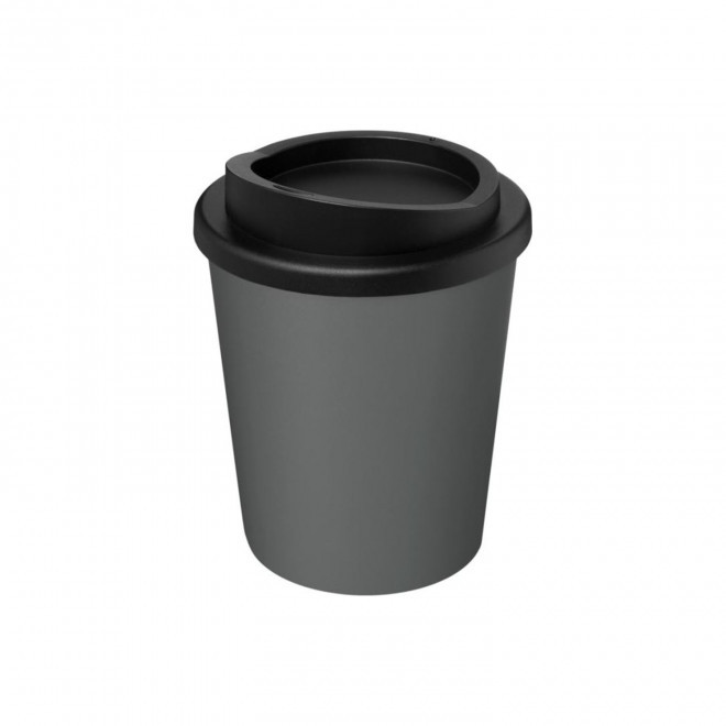 GOBELET AMERICANO® PERSONNALISABLE 'IBON RECYCLE MINI' - gris/noir