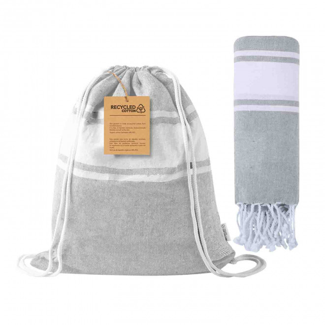 SAC A DOS FOUTA PERSONNALISABLE 'CAREO 170' - gris