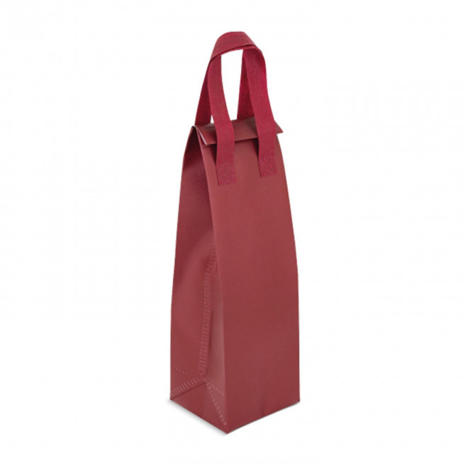 SAC ISOTHERME PERSONNALISABLE FORMAT BOUTEILLE 'CATLYN' - rouge