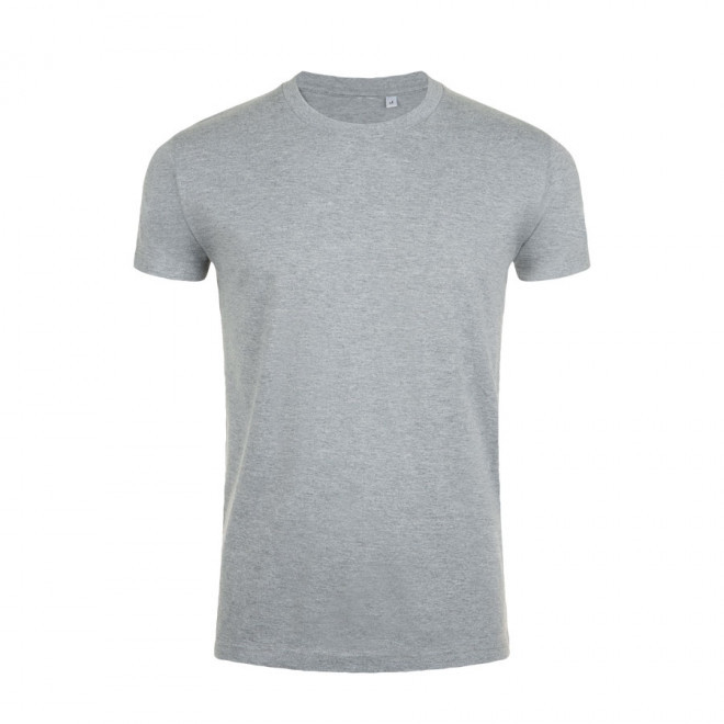 TEE-SHIRT HOMME PERSONNALISABLE 'IMPERIAL FIT' 190 GR/M² - gris chiné