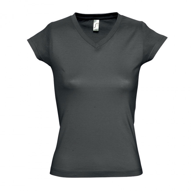 TEE-SHIRT PERSONNALISÉ FEMME 'MOON' 150 GR/M² - gris foncé