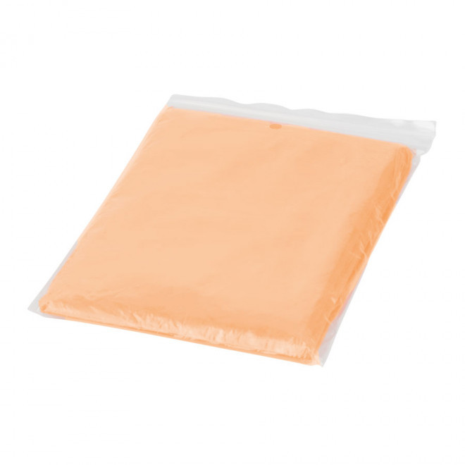 PONCHO PUBLICITAIRE TRANSPARENT 'HIGHLAND' - orange