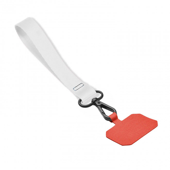 LANIERE POUR TELEPHONE PERSONNALISABLE 'BASICLAN MINI SUBLI' - rouge clair
